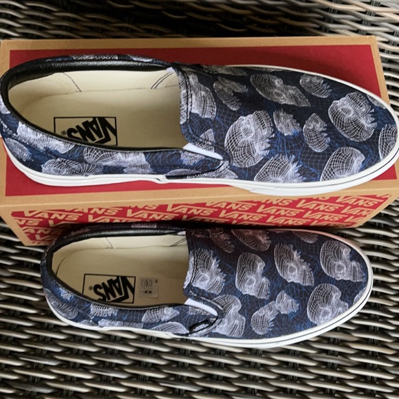 Vans Classic Slip-On Wireframe Skulls black/true White WMNS - Picture 3 of 16